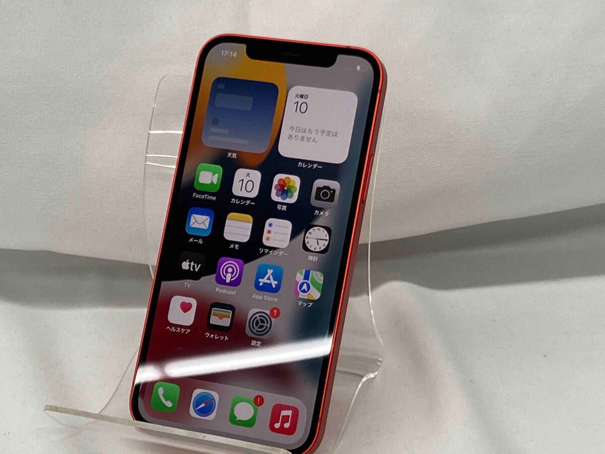 SIMロック解除済み MGHW3J/A iPhone 12 128GB レッド SoftBank