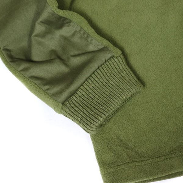 カナダ軍IECS 改良型環境服装システム フリースジャケットレプリカ オリーブ M HRDEVELOPMENT_JP