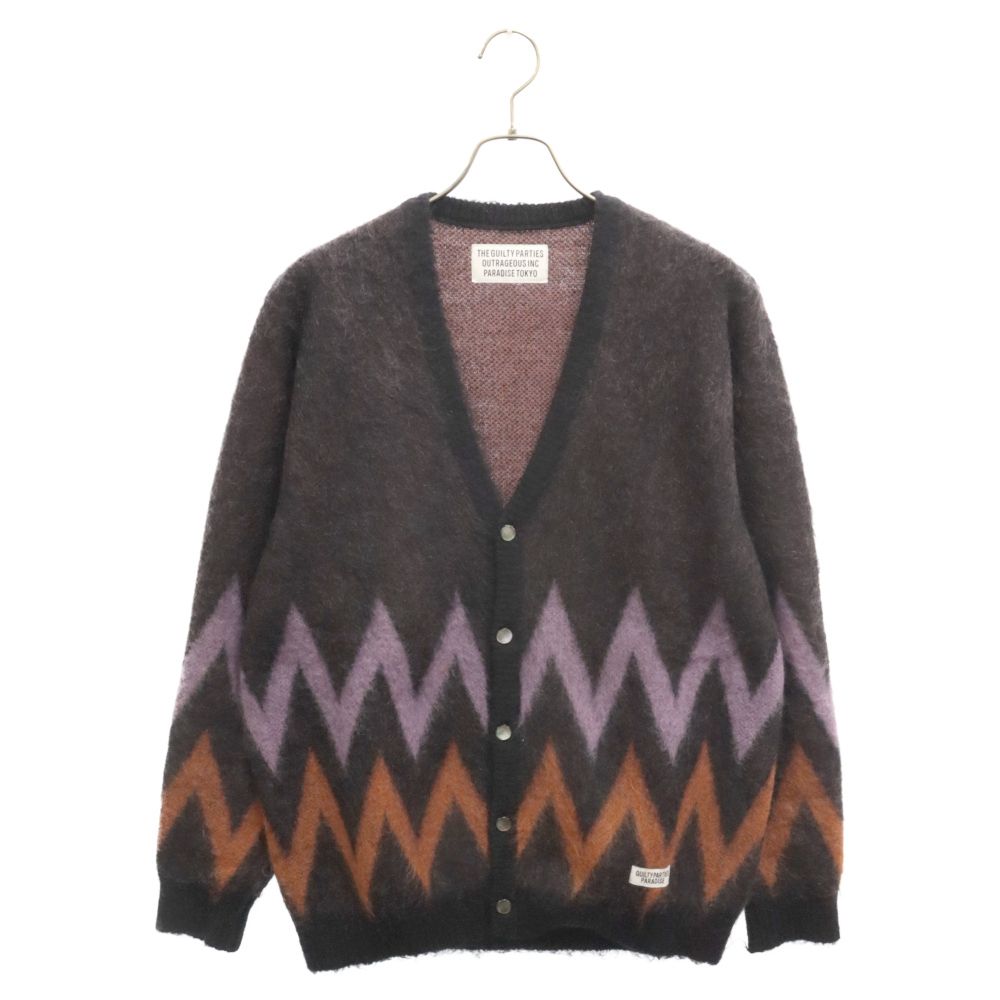 WACKO MARIA (ワコマリア) 19AW ZIGZAG MOHAIR CARDIGAN