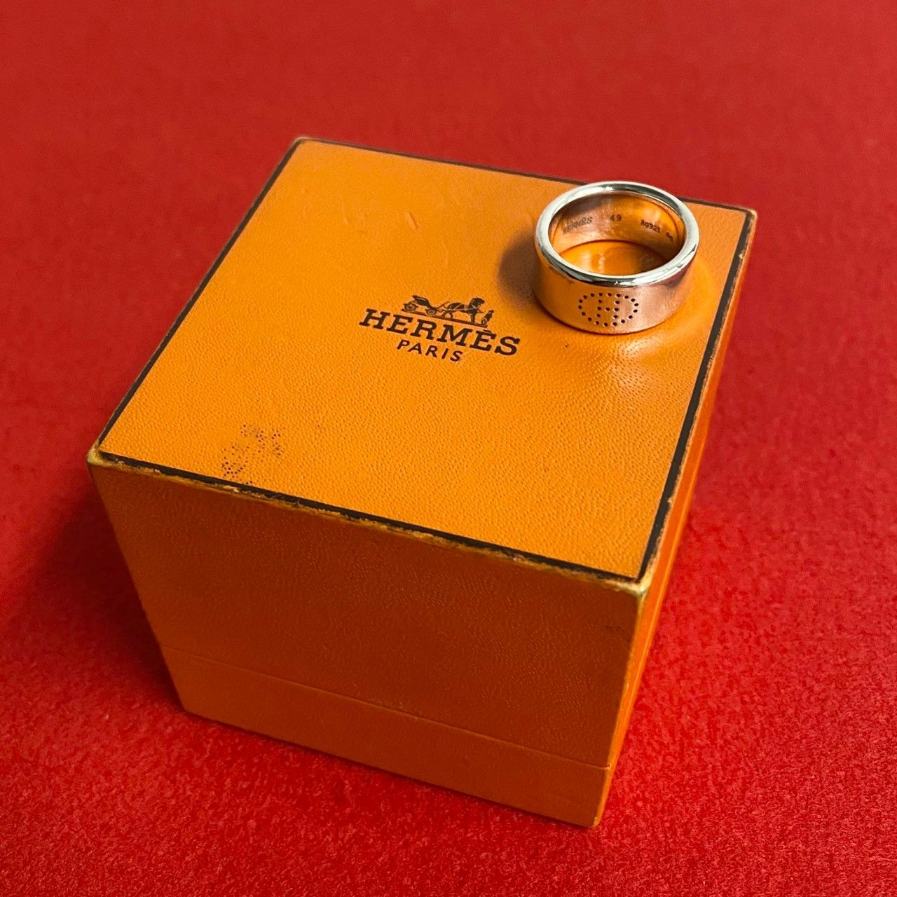 極 美品 希少品 HERMES エルメス ヴィンテージ エクリプス リュバン