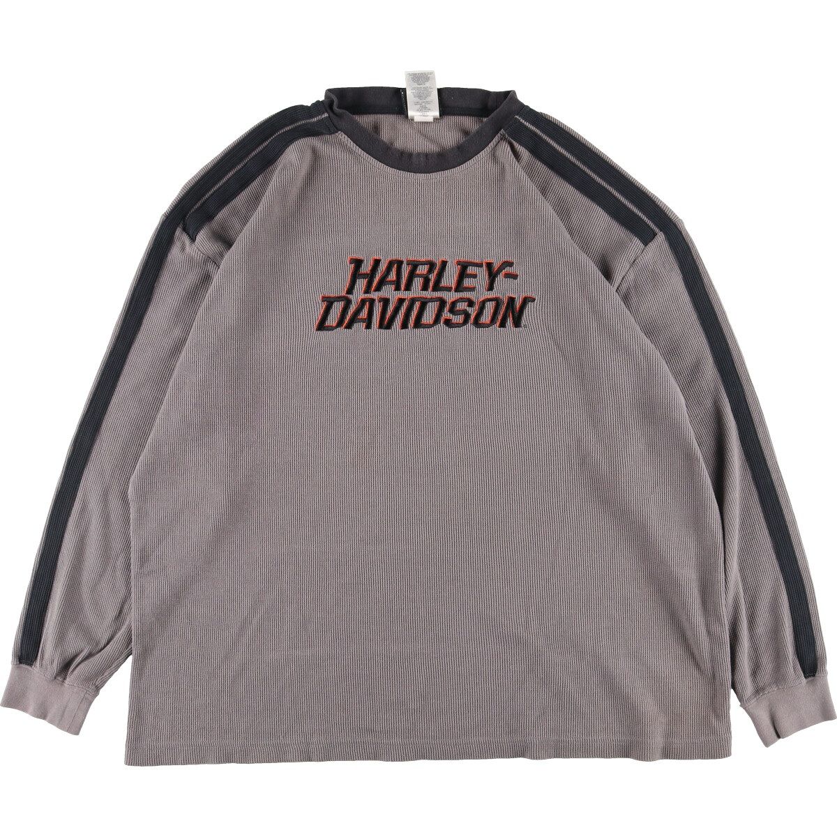 古着 ハーレーダビッドソン Harley-Davidson 両面刺繍 サーマル
