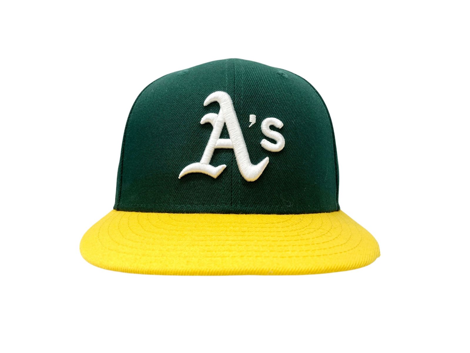 NEWERA (ニューエラ) 59FIFTY MLB オークランド アスレチックス ベースボールキャップ 帽子 7 (55.8cm) グリーン メンズ/028