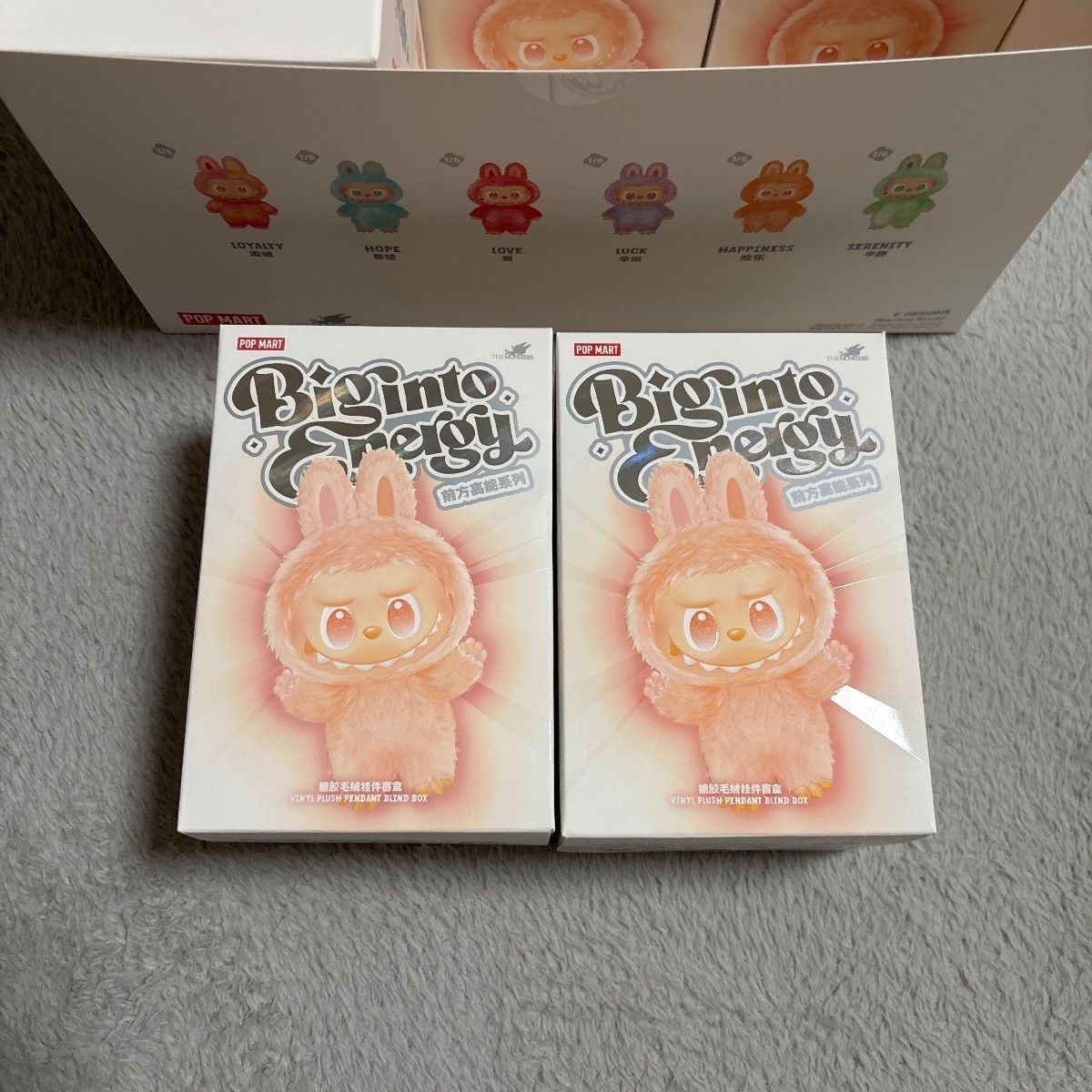 100%正規品 POPMART LABUBUぬいぐるみ 2ピース