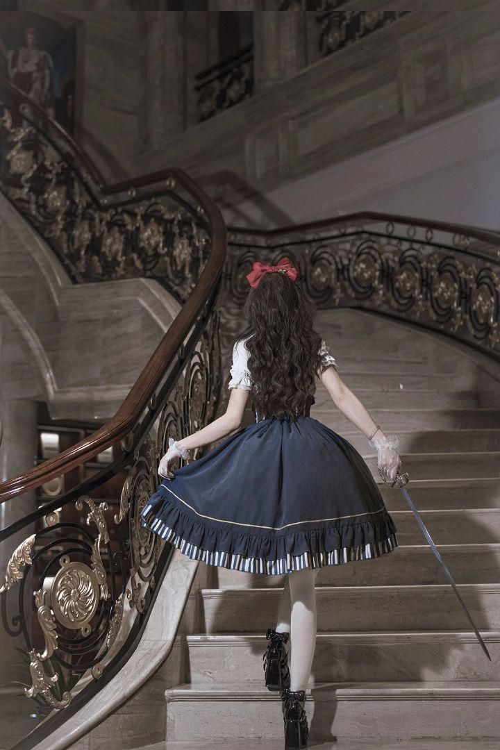 LT-81 豪華姫系 lolita 可愛 レトロ風 オリジナル 洋服 ロリータ ワンピース 美しい刺繍