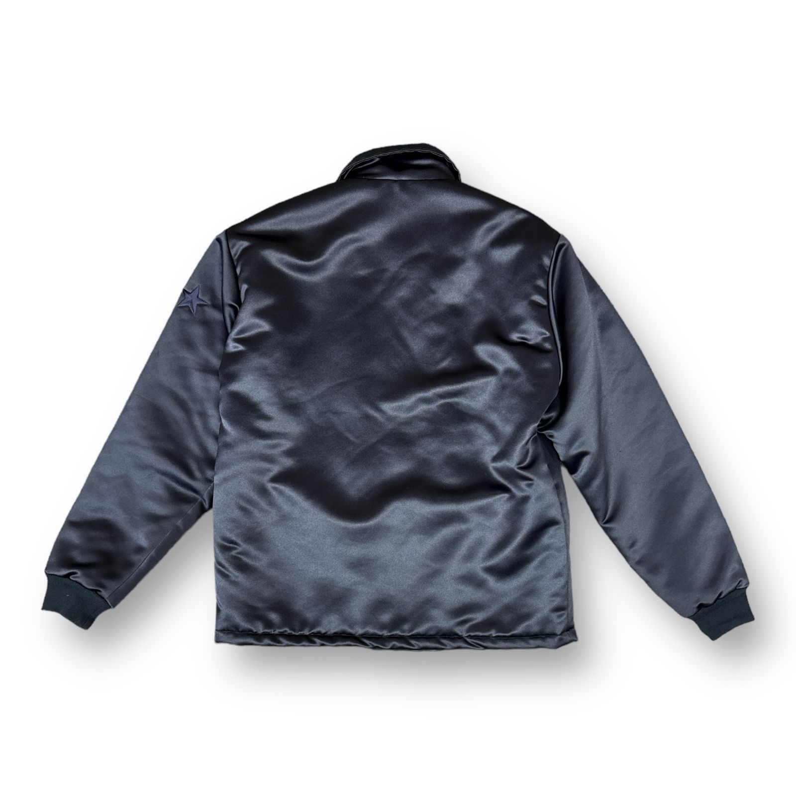 CLUCT 17AW LINED SATIN COACH JACKET ボア サテン コーチジャケット 
