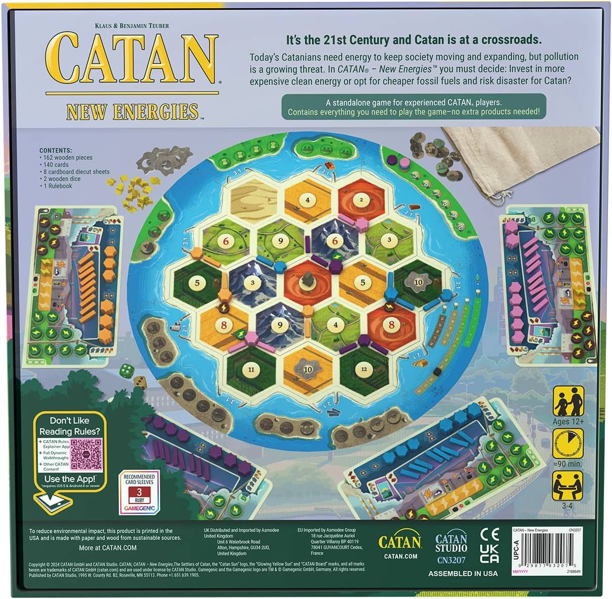ボードゲーム CATAN Energies カタン ニューエナジー Studio 英語版 日本語説明書なし
