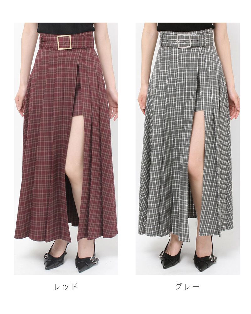 RESEXXY リゼクシー ワイドプリーツレイヤードフ スカート 152550806601