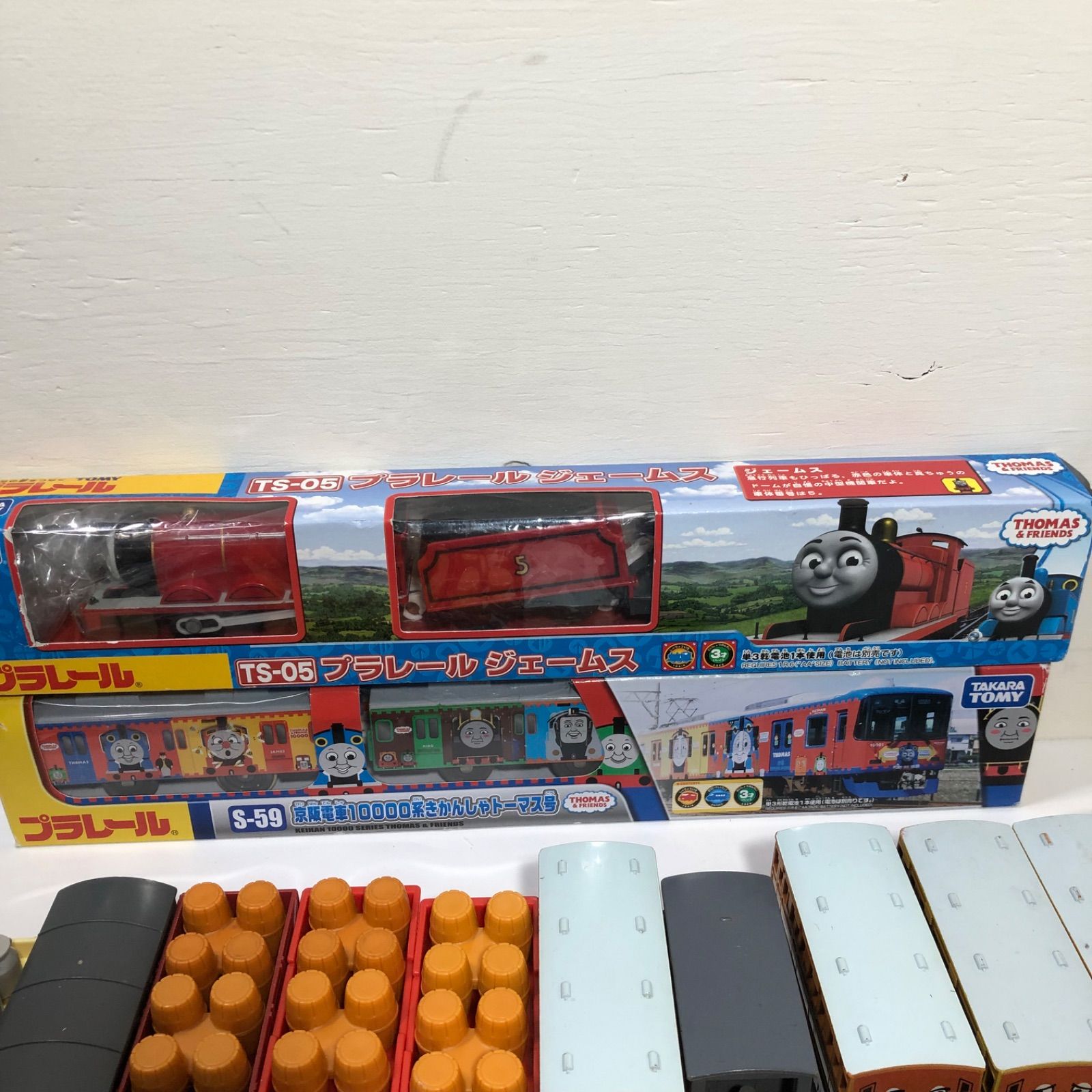 ☆TOMY プラレール 機関車トーマス 列車 貨車 大量 91台 まとめ売り