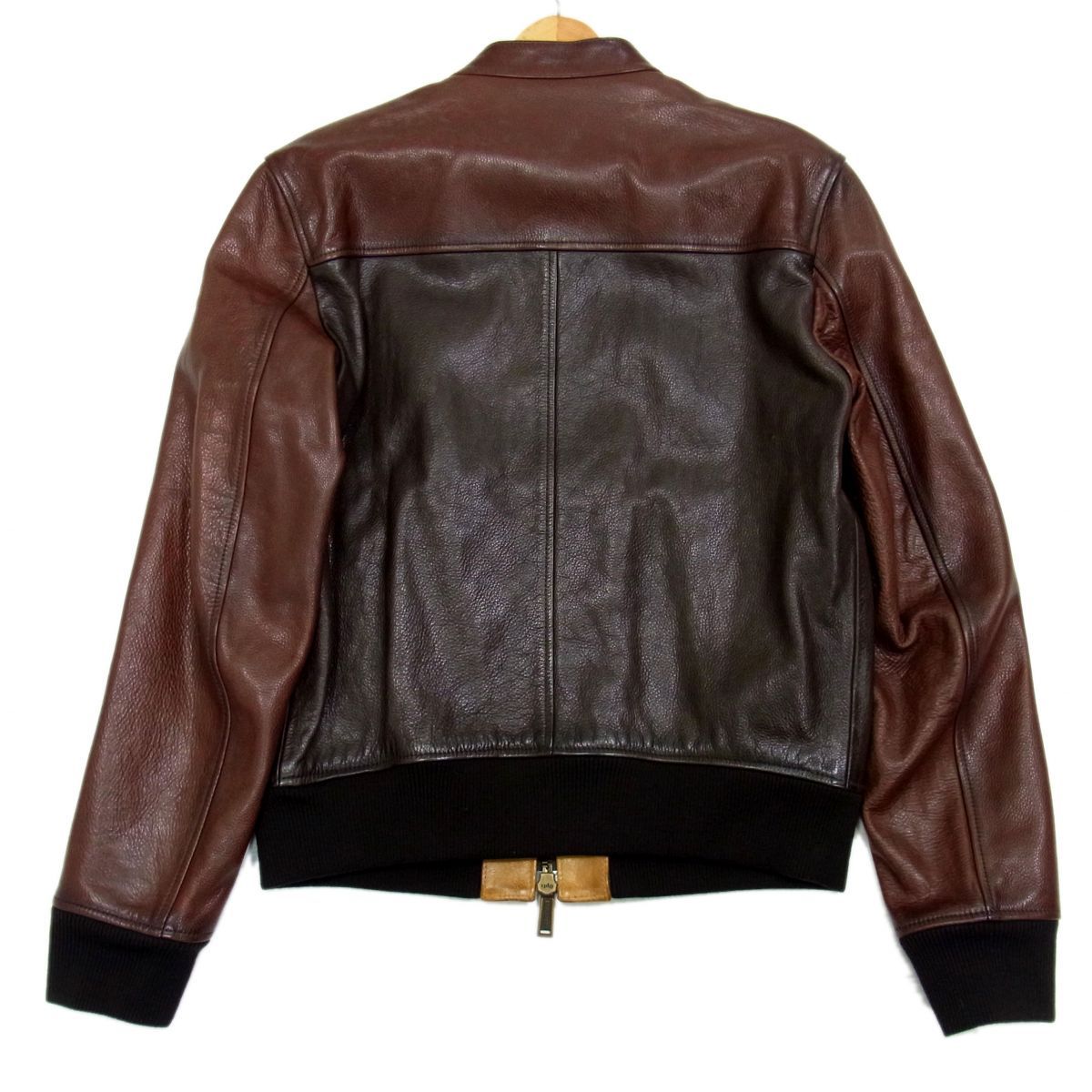 新品 定価446,600円◇DSQUARED2 S74AM1176 シングルレザージャケット 