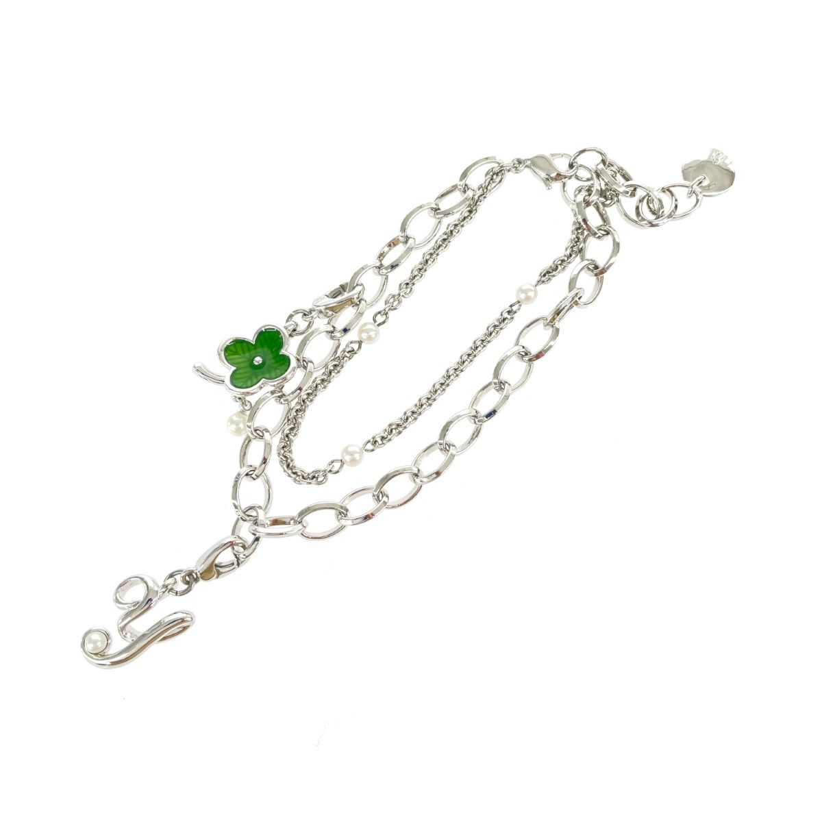 商談中【美品】ペルリータミキモト　シルバーブレスレット 商談中【美品】ペルリータミキモト シルバーブレスレット