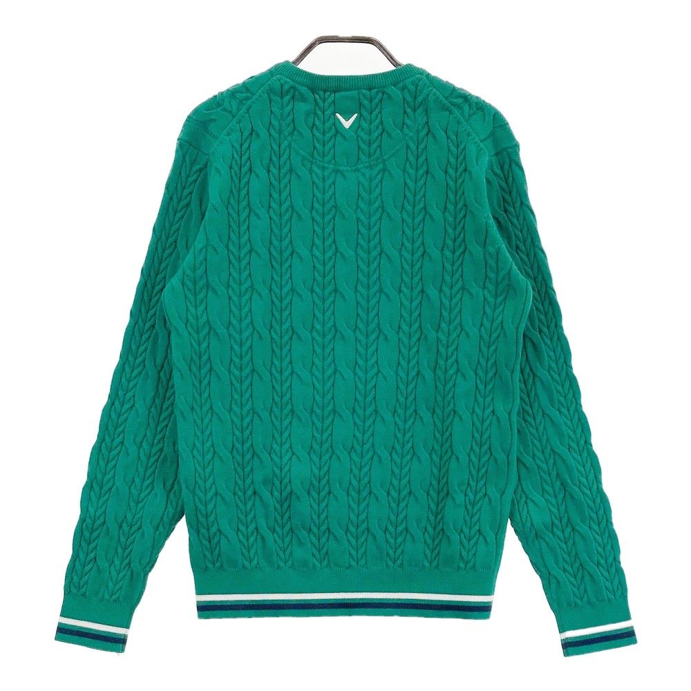 vネックセーター 【Callaway】キャロウェイ グリーン ゴルフウェア V