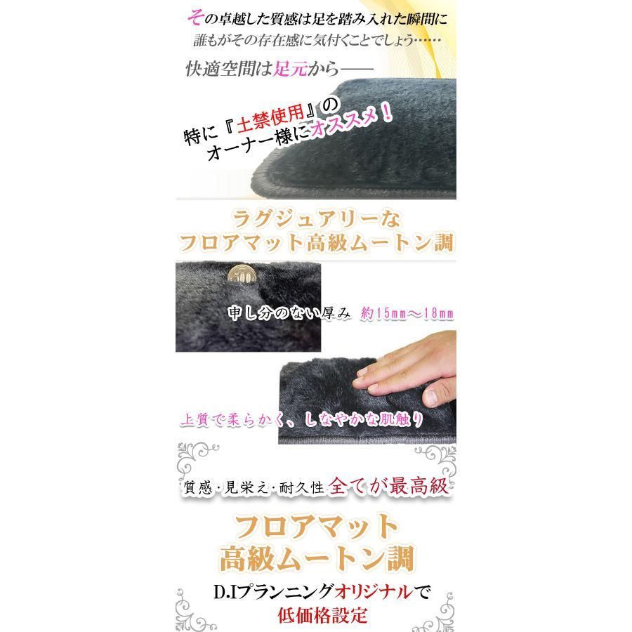 スバル フォレスター SL系 SL5 SLG フロアマット ムートン調ブラック 社外 BRIGHTFACE_UK