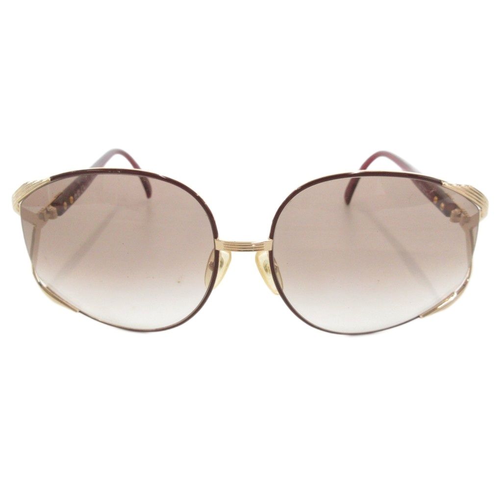 クリスチャンディオール Christian Dior サングラス メタルフレーム 63□17 赤 レッド 金色 ゴールドカラー CD 2250A |UO GY18