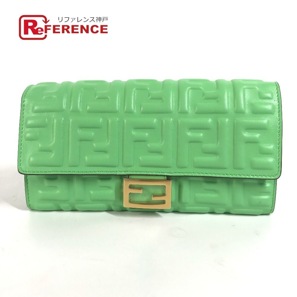 【美品】FENDI バゲット コンチネンタルウォレット　8M0251 FENDI 8M0251 AAJD Long wallet baguette Continental wallet