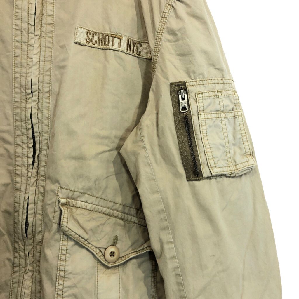 Schott ショット MA-7 ミリタリージャケット ミリタリー ベージュ