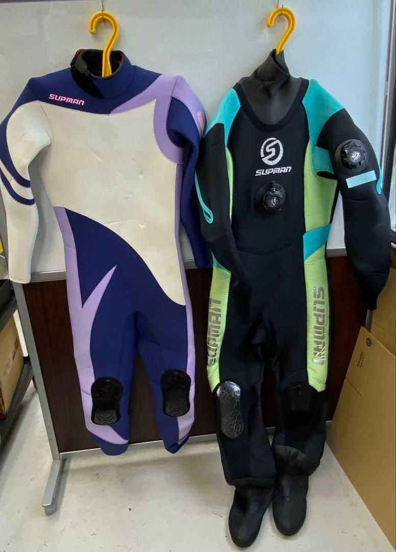 World Dive ワールドダイブ ドライスーツ ウエットスーツ 2着セット