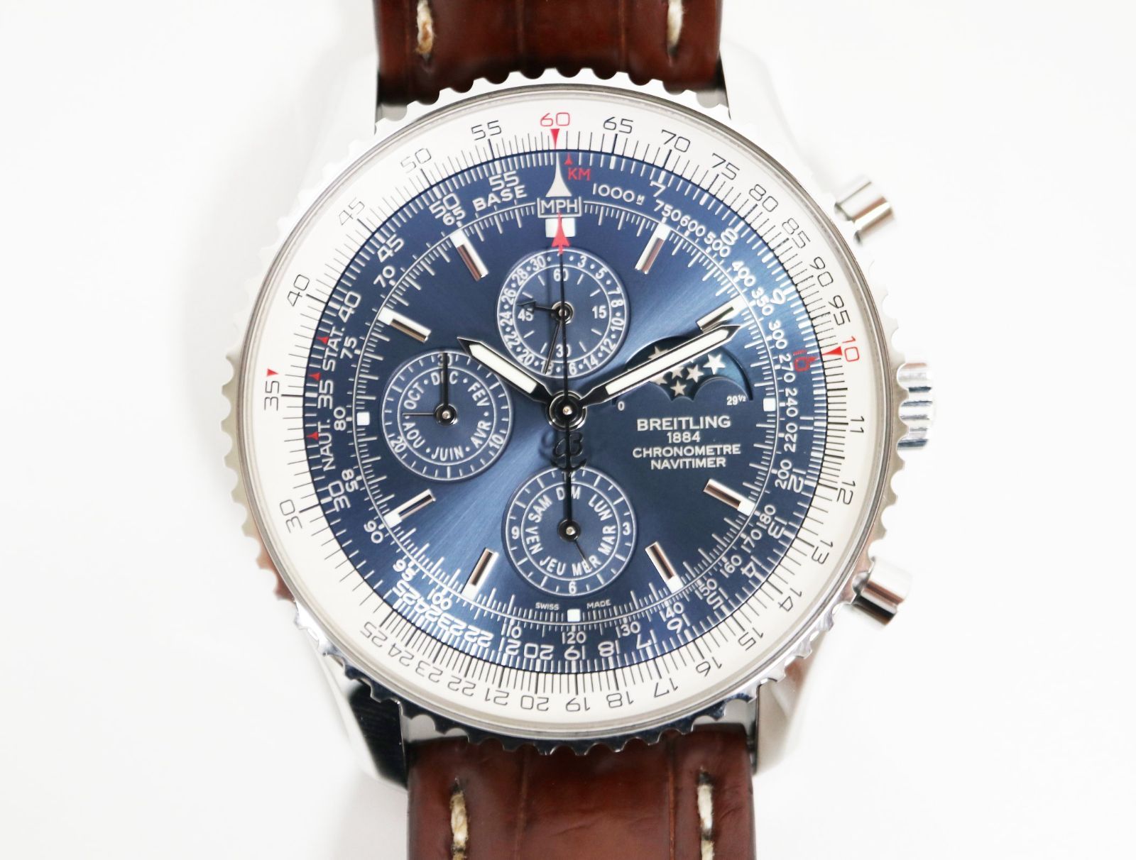 ブライトリング BREITLING ナビタイマー1461 A1937012/C883 ブルー ステンレス 自動巻き メンズ 時計 ブライトリング BREITLING ナビタイマー1461 A1937012/C883 ブルー