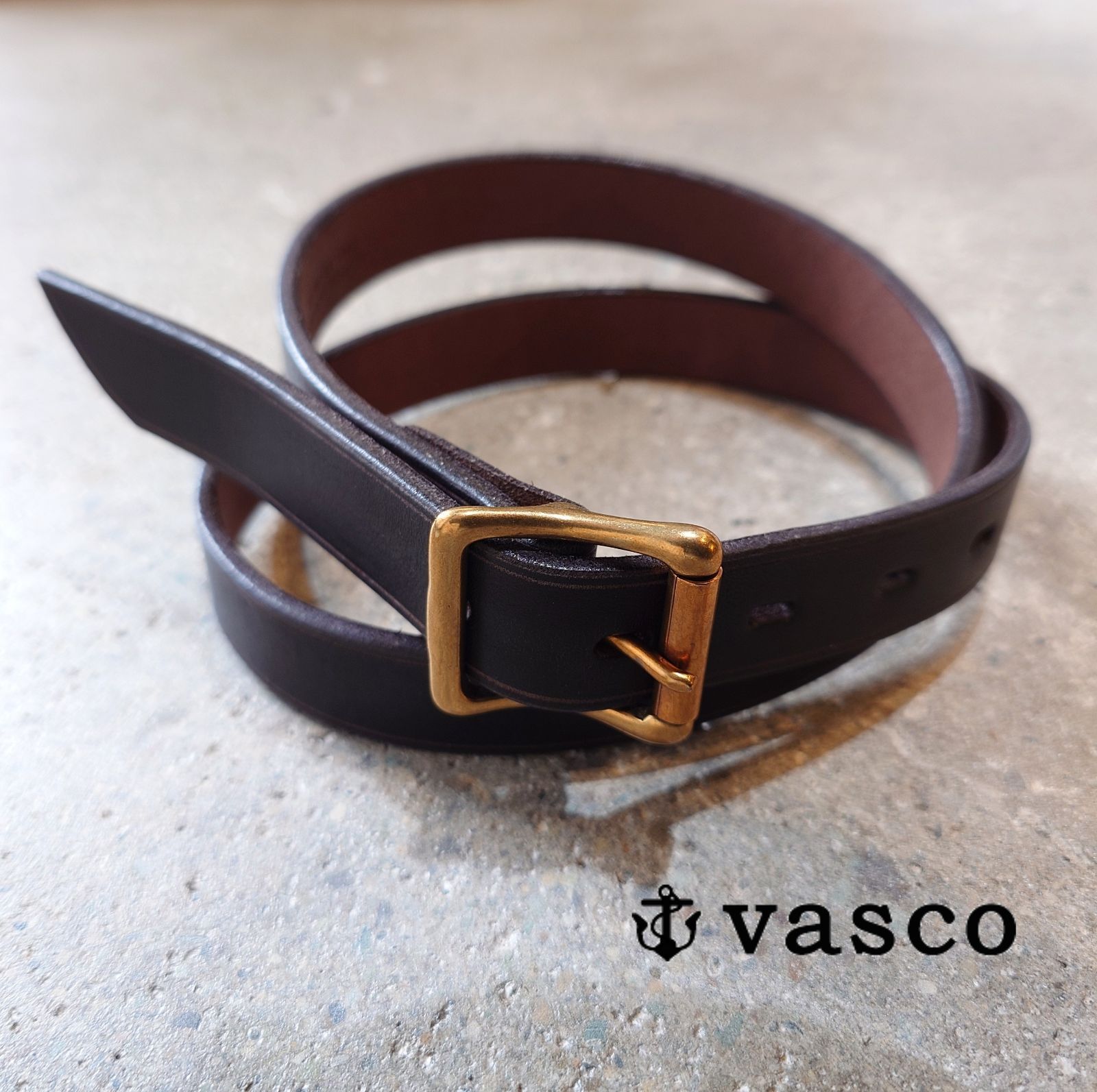 vasco レザーベルト LEATHER GARRISON BELT -NARROW- VS-603 本革 レザーベルト