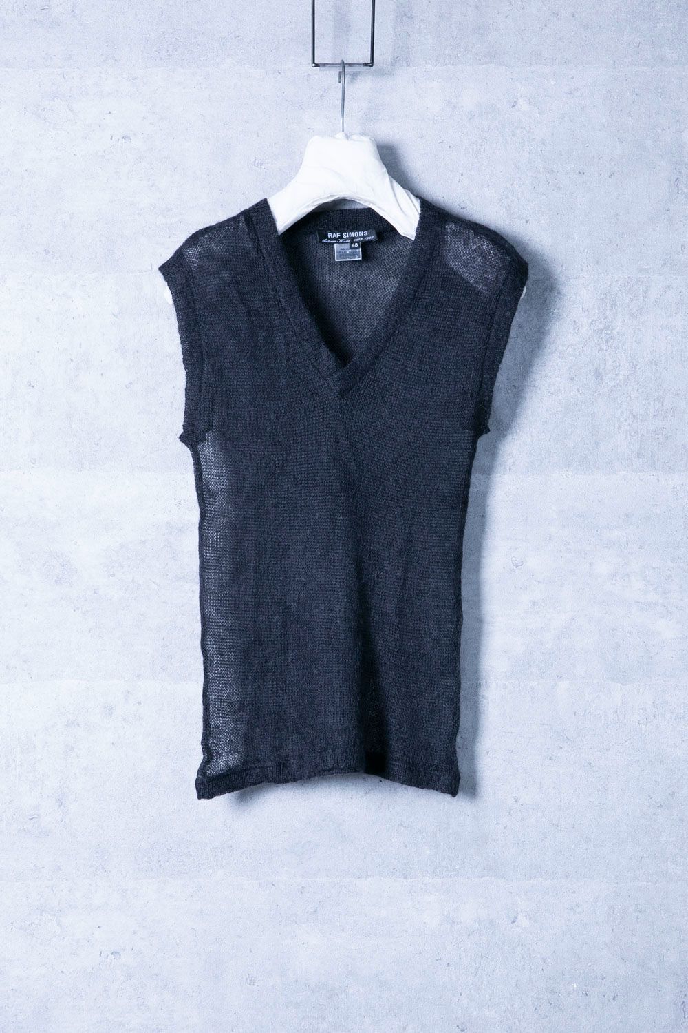rafsimons 1999aw ニット　ベスト　48 RAF SIMONS ラフ・シモンズ ローゲージニットベスト - メルカリ