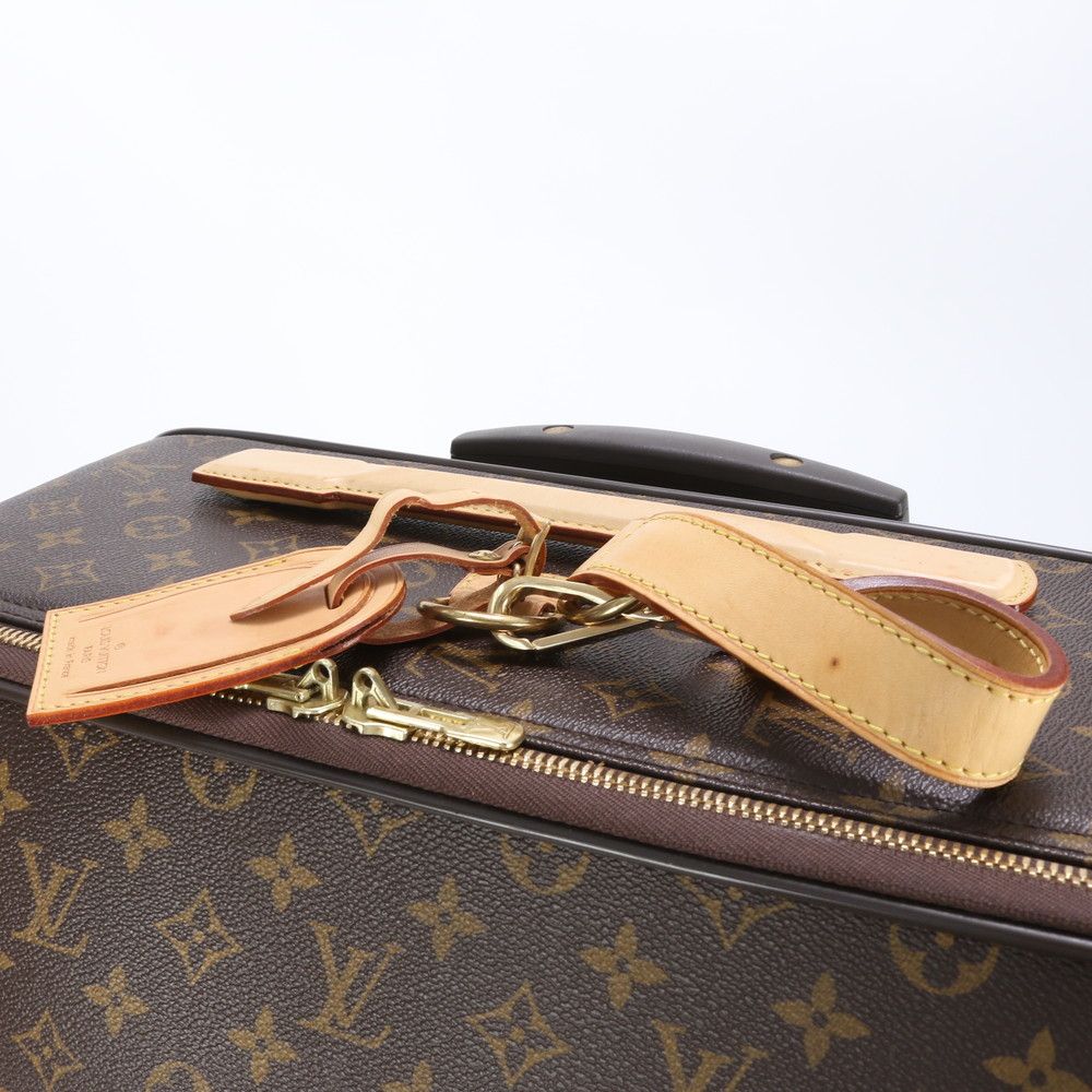 美品 ルイヴィトン モノグラム ペガス 65 レザー スーツケース ルイヴィトンペガス 65 スーツケース 14145 ブラウン ユニセックス