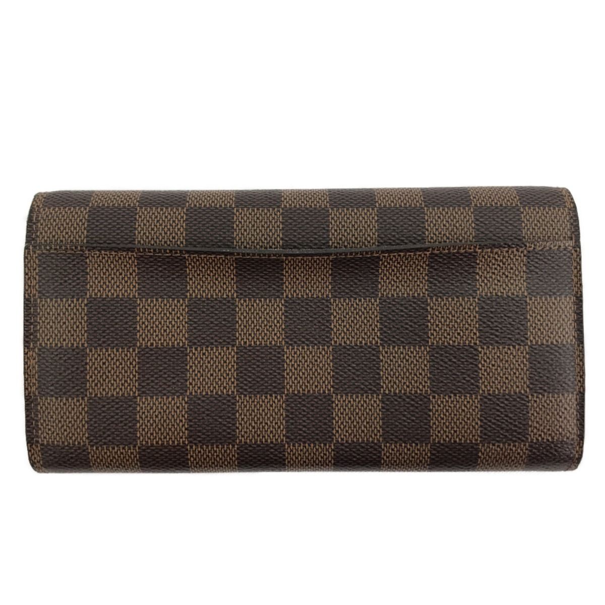 【新型】ルイヴィトン ダミエ エベヌ ポルトフォイユサラ 長財布 LOUIS VUITTON ルイヴィトン 長財布 ポルトフォイユ サラ ダミエ