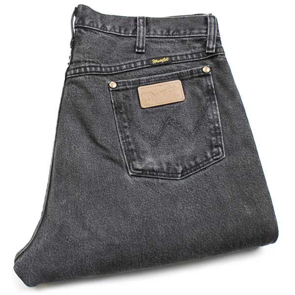 00s メキシコ製 Wranglerラングラー 13MWZ ブラック デニムパンツ w36 