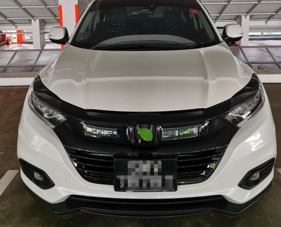 ホンダ ヴェゼル VEZEL 2019 フロント ヘッドライト アイライン ガーニッシュ