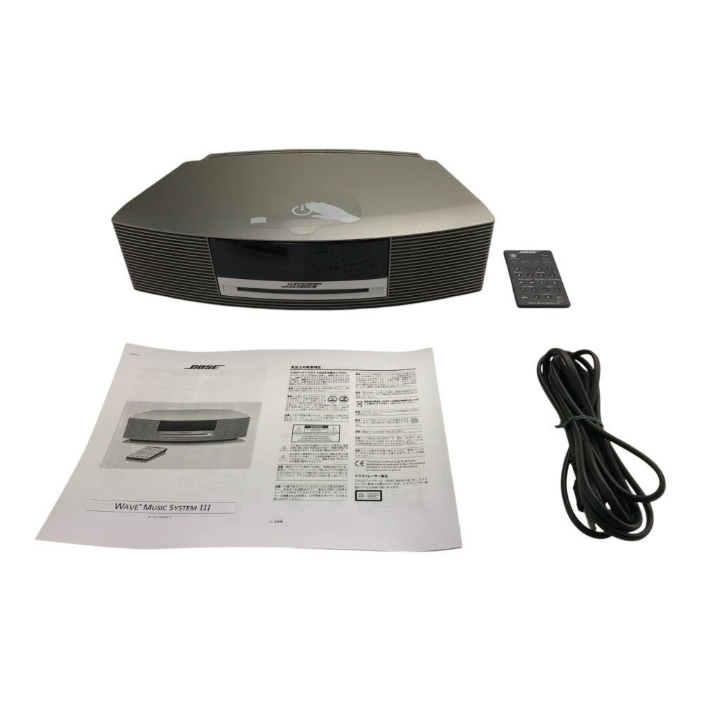 Bose Wave music system III パーソナルオーディオシステム チタニウムシルバー WMS III TS