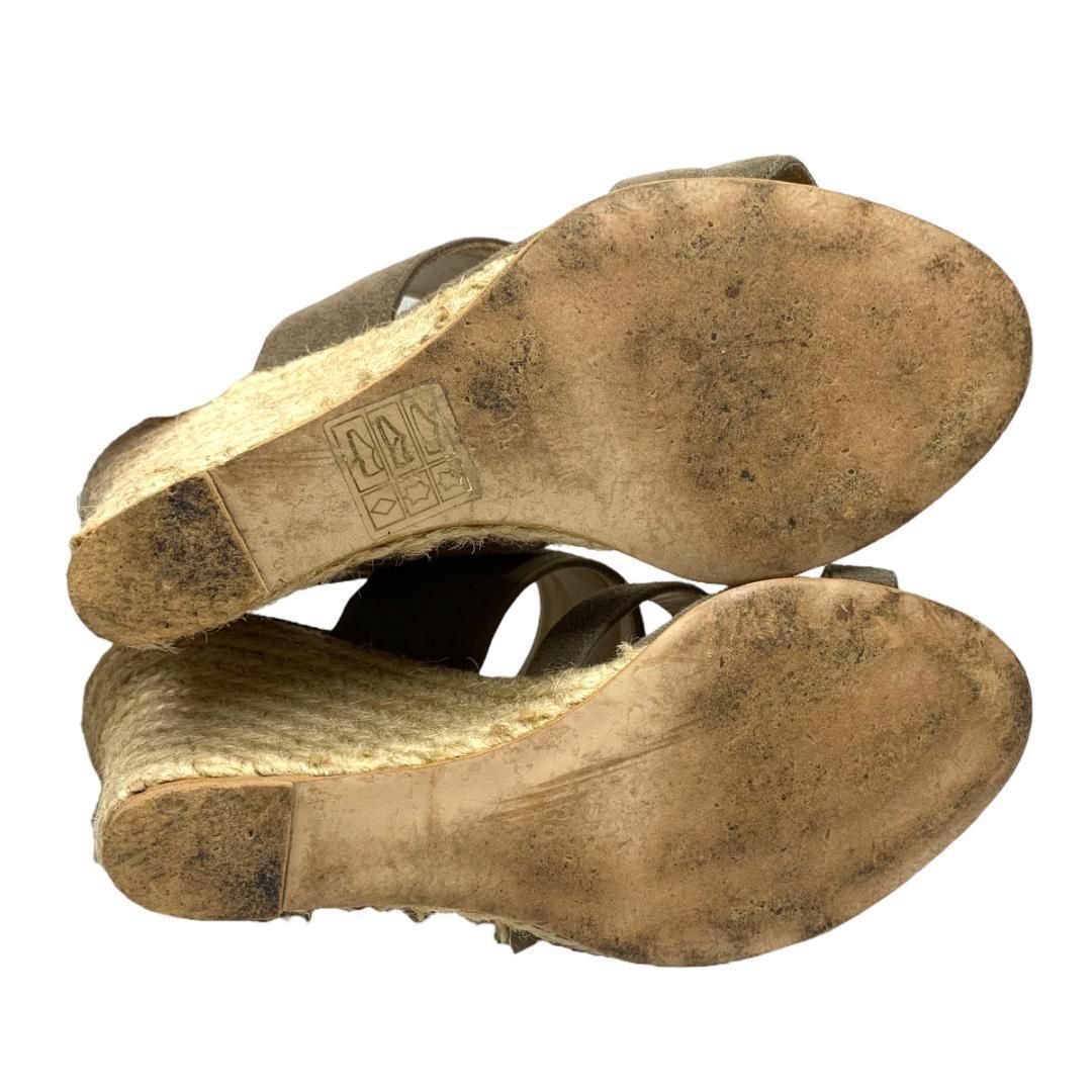 美品】ペリーコサニー (23) サンダル ウェッジソール ストラップ