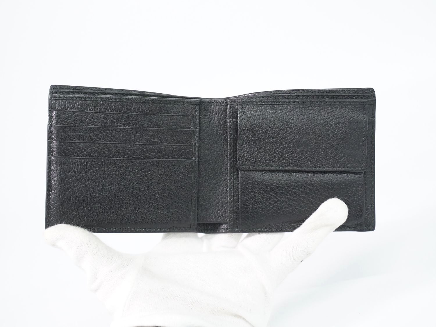 本物 グッチ GUCCI シェリーライン 折財布 コンパクトウォレット  