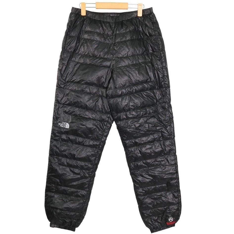 サミットシリーズ THE NORTH FACE ザノースフェイス ダウンパンツ ライトヒートダウンパンツ 暖パン 黒 ロゴ刺繍 登山トレッキング