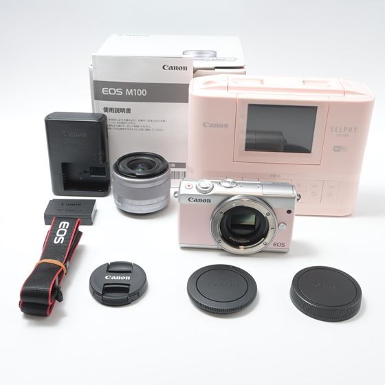 カメラ Canon ミラーレス一眼 EOS M100 リミテッドピンク - カメラ