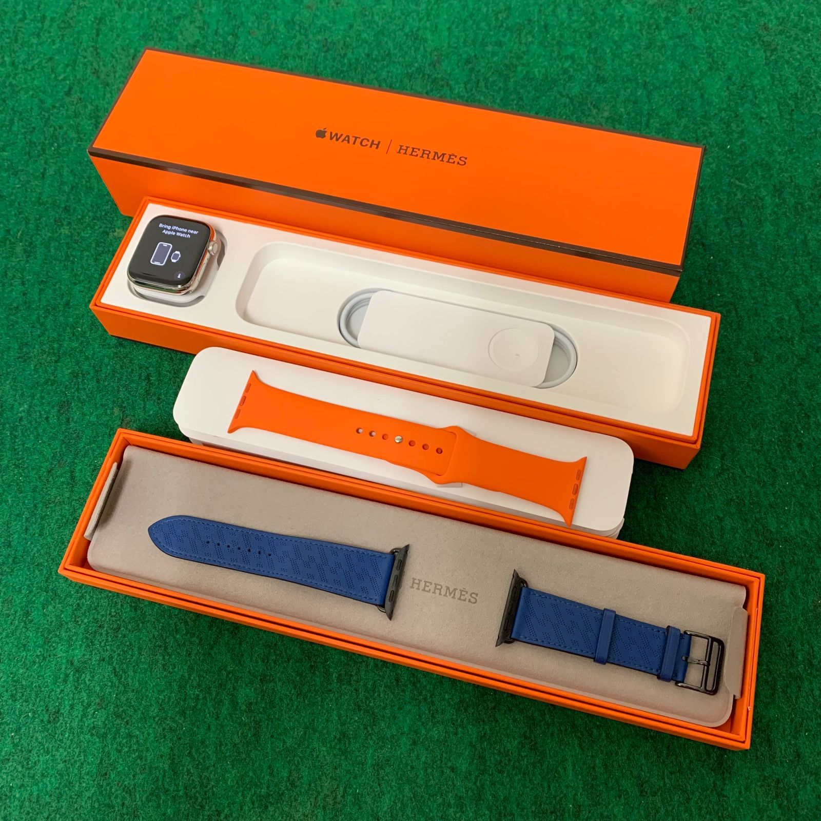 極美品】Apple Watch HERMES S8 45mm シルバー 766