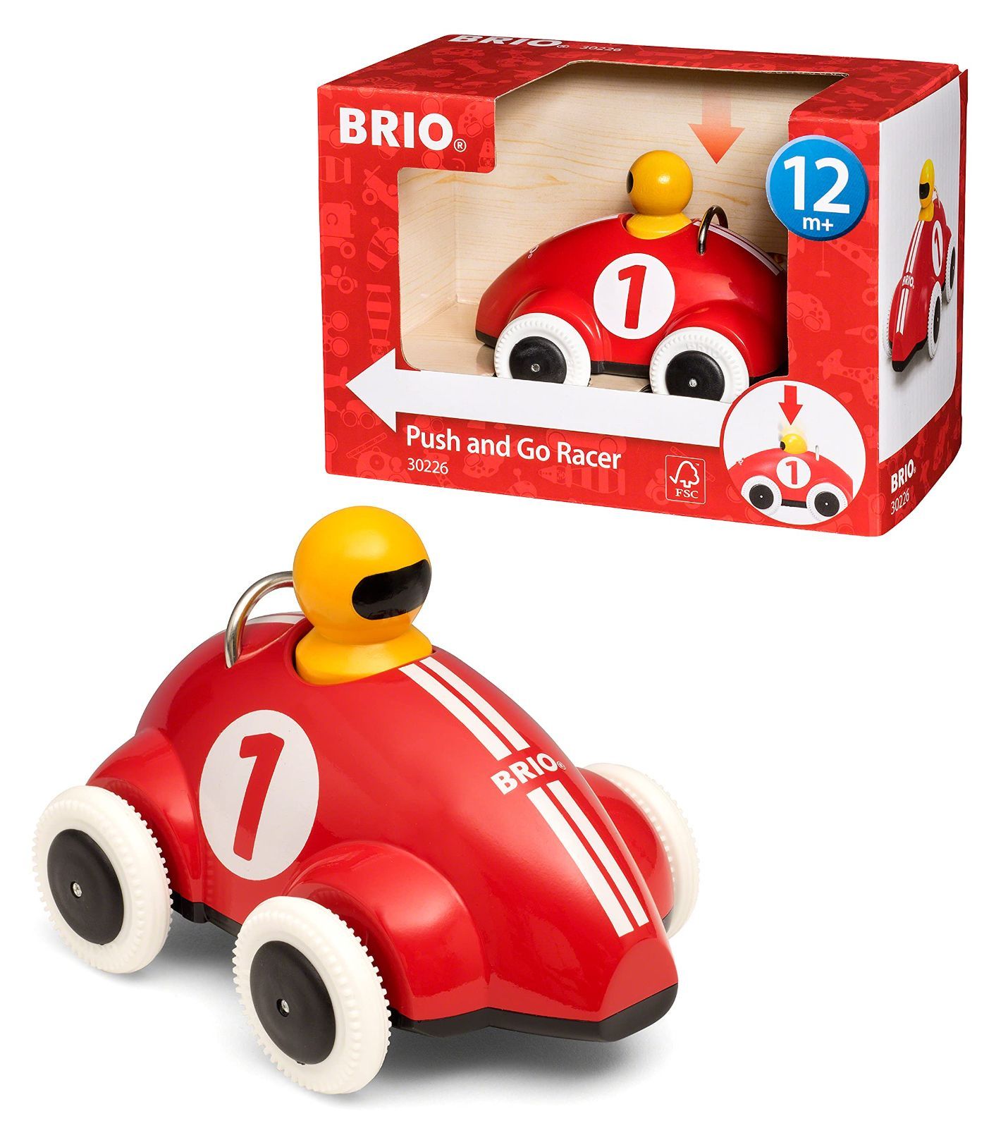 【特価セール】BRIO プッシュu0026ゴー・レーサーカー 30226