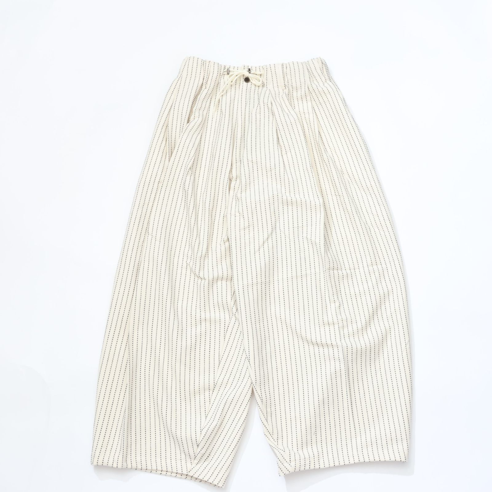 Sillage フレンチテリー　サーキュラーパンツ　ブラウン 新品未使用品 french terry circular pants ivory | Sillage 2024