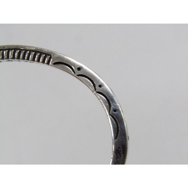 Lyle Secatero ナバホ族 ライルセカテロ 3面スタンプ ワーク バングル