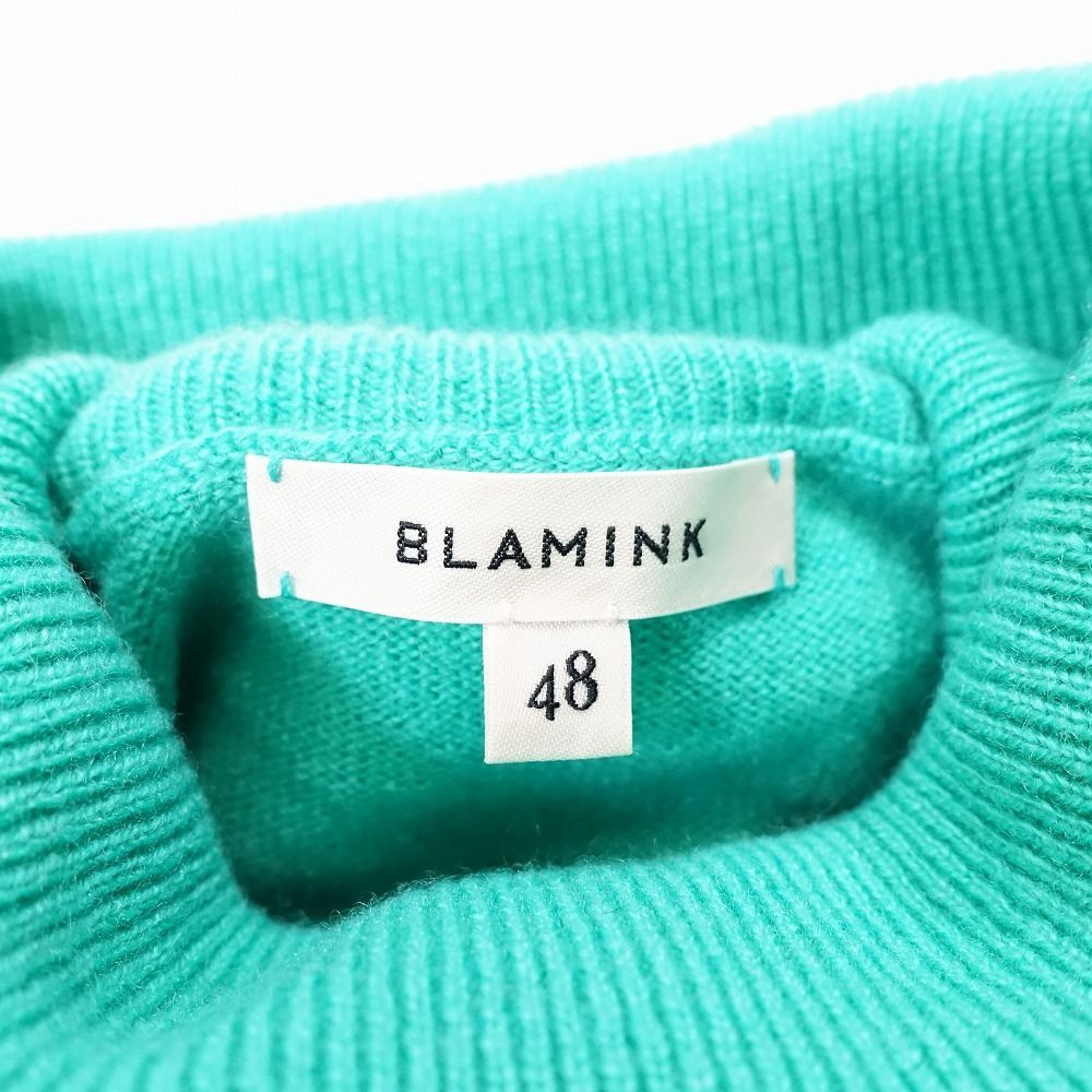 ブラミンク BLAMINK カシミヤ100% タートルネック ニット セーター  