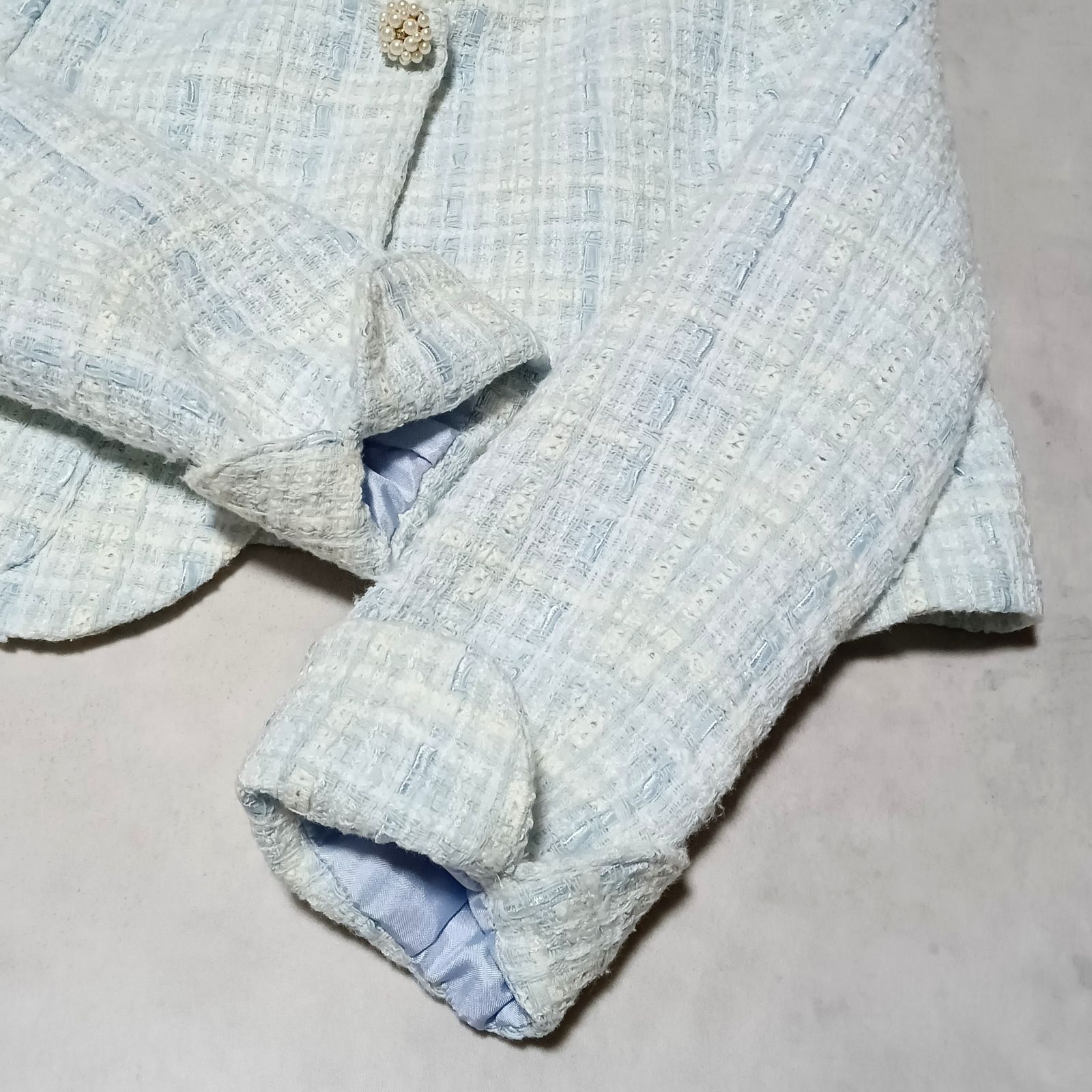 極美品】TOCCA 定価¥38500 ツイード ジャケット 入学式 セレモニー 