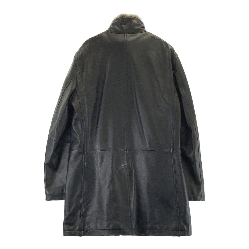 BURBERRY BLACK LABEL バーバリーブラックレーベル レザーコート