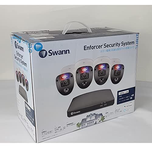 Swann 防犯カメラ 4CH カメラ4セット DVR 1TB（Swann スワン