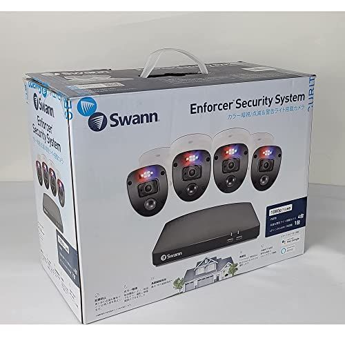 Swann 防犯カメラ 4CH カメラ4セット DVR 1TB 【アウトレット