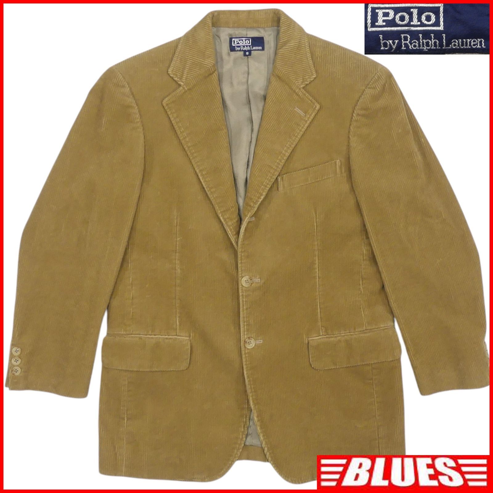 日本製 POLO RALPH LAUREN ラルフローレン テーラードジャケット S 