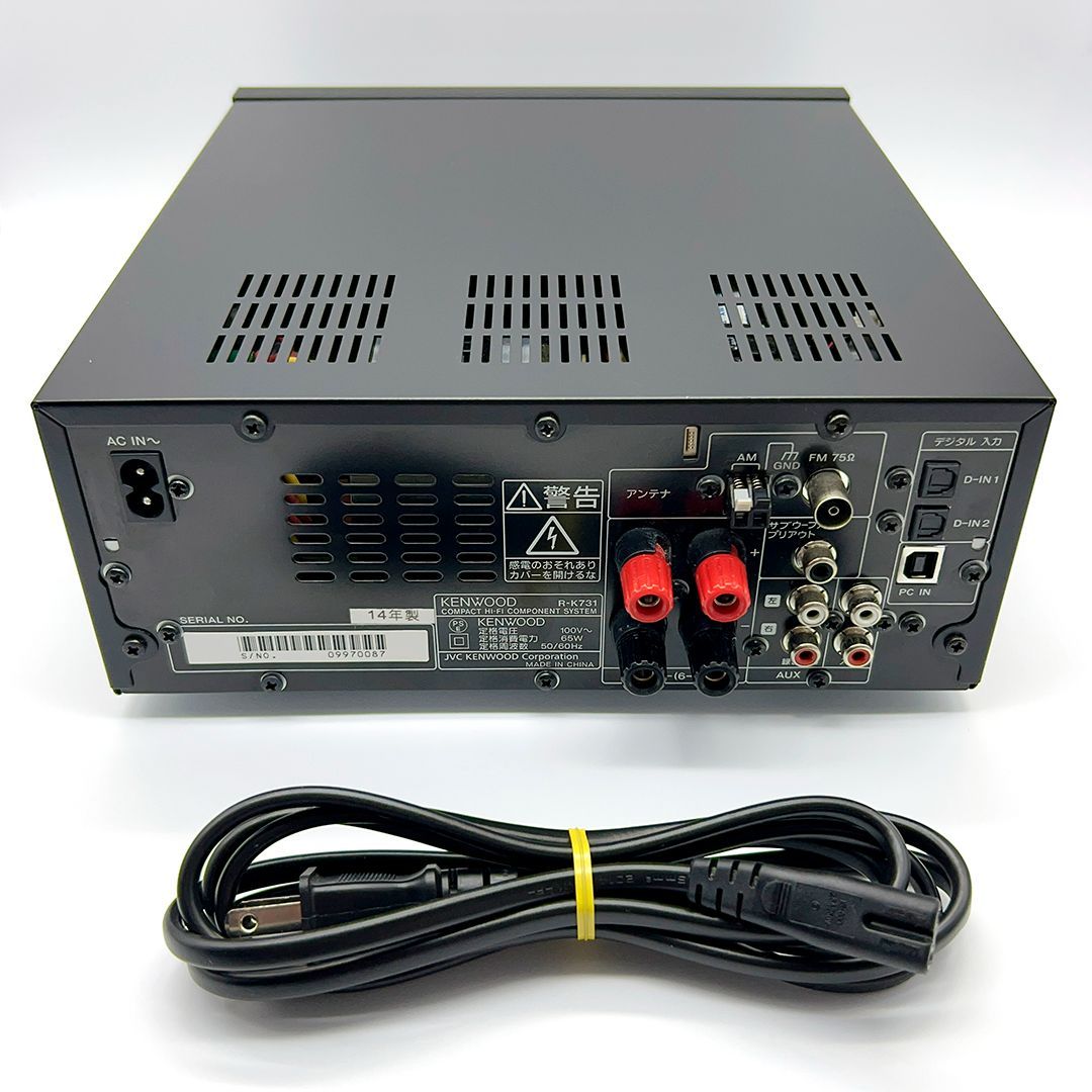 KENWOODケンウッド R-K731アンプ ケンウッド KENWOOD CDレシーバーアンプ R-K731-B ブラック