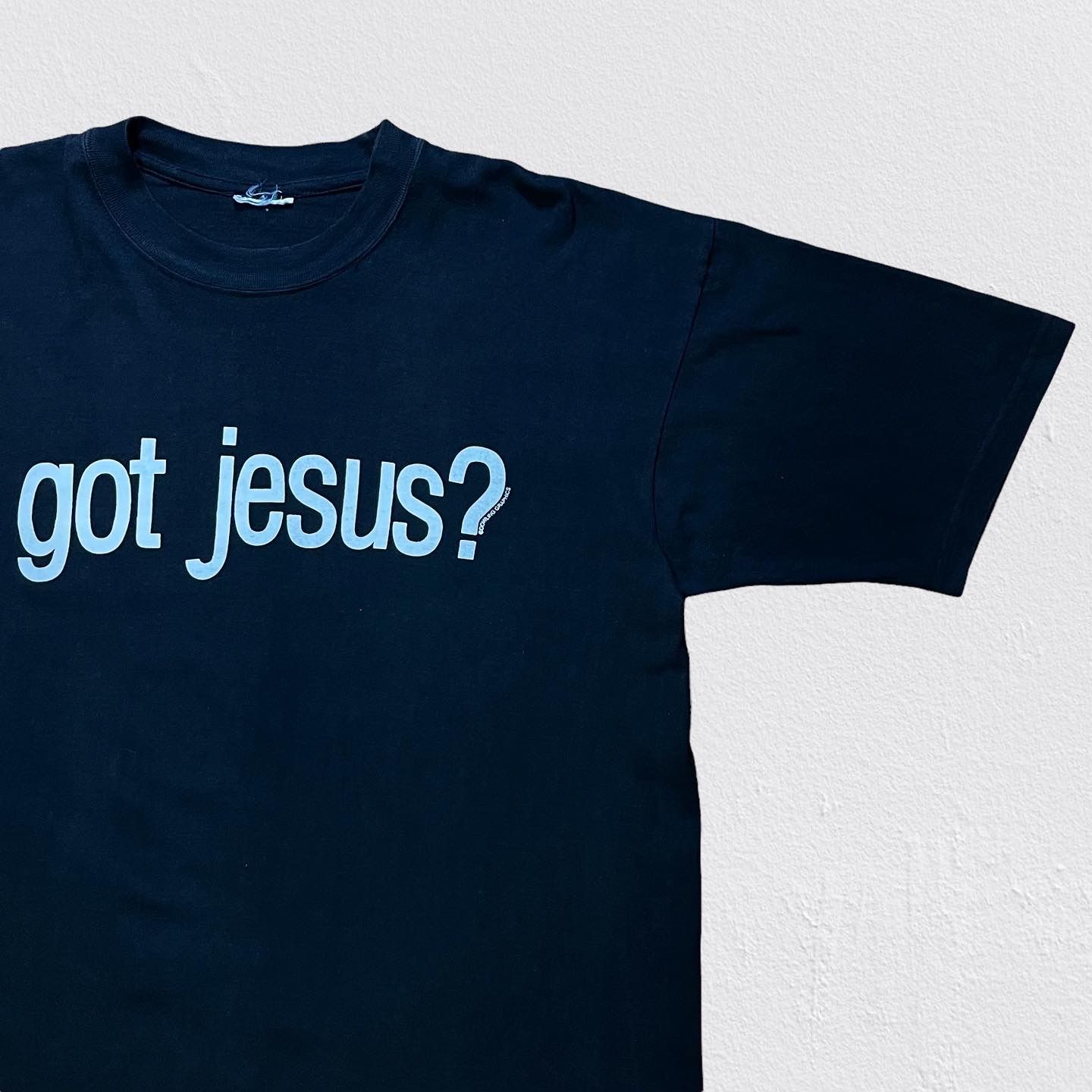 90's “got jesus?” message tee - メルカリ