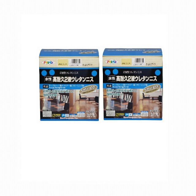 新品未使和信ペイン水性ウレタンニス透明300130mlオールナット130（4個