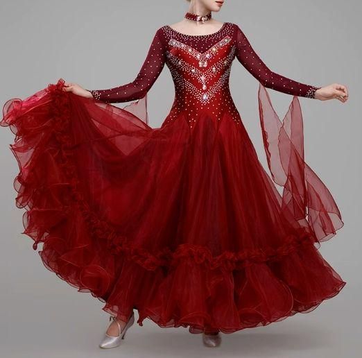 25年新作 新品未使用 新色 社交ダンスドレス モダンダンス 華やか