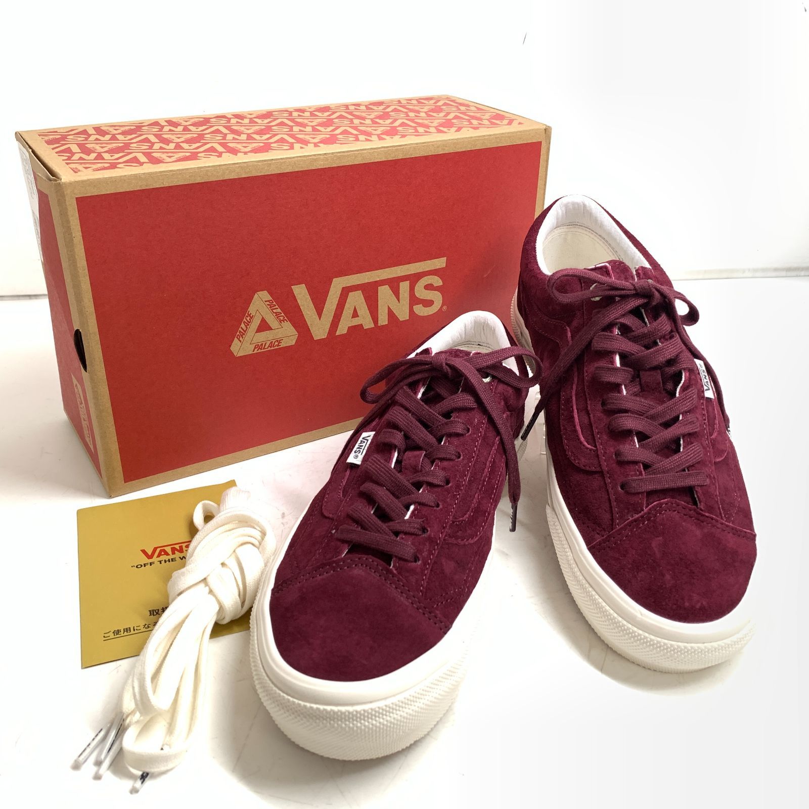 f001 H VANS バンズ ヴァンズ Skate Old Skool 36 スニーカー VN000D5BPRT ワインレッド サイズ26cm
