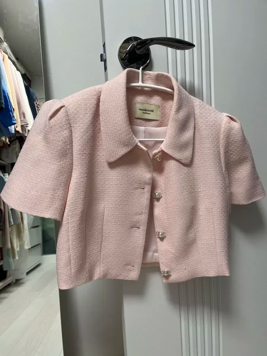Ivana Helsinki Russu tweed ツイード セットアップ ピンク XS