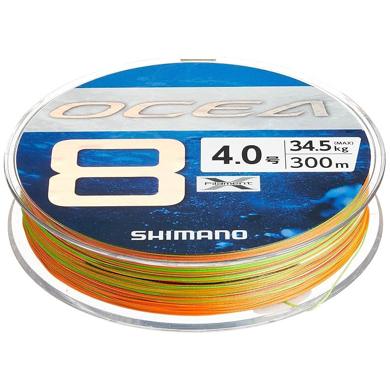 シマノ SHIMANO ライン オシア8 300m 4.0号 5カラー LD-A71S 釣り糸