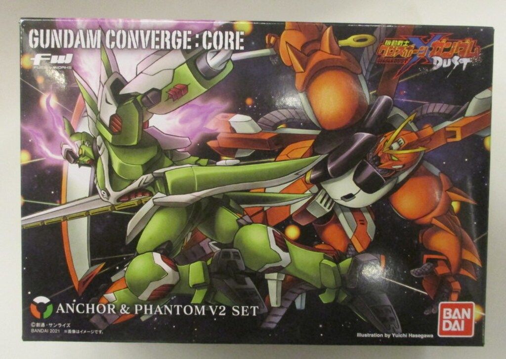 BANDAI FW GUNDAM CONVERGE 機動戦士クロスボーン ガンダム DUST アンカー-ファントムV2 セット CORE